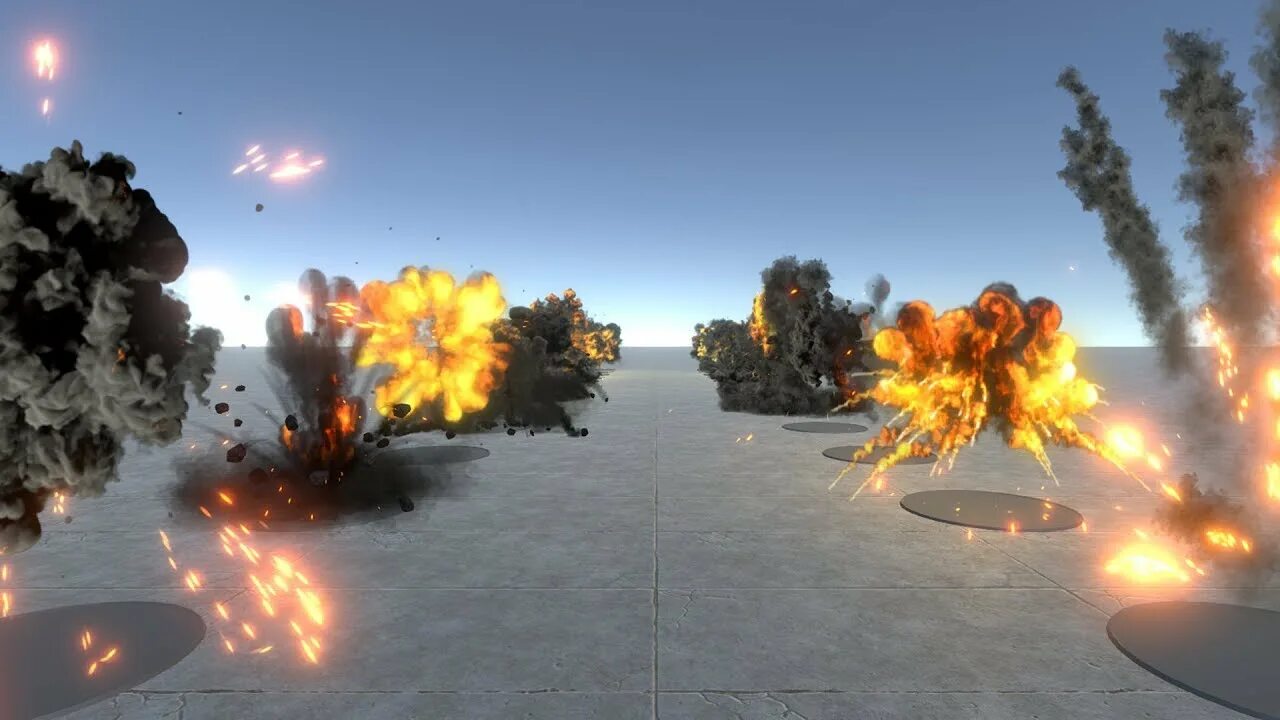 Control explosion. Control explosion