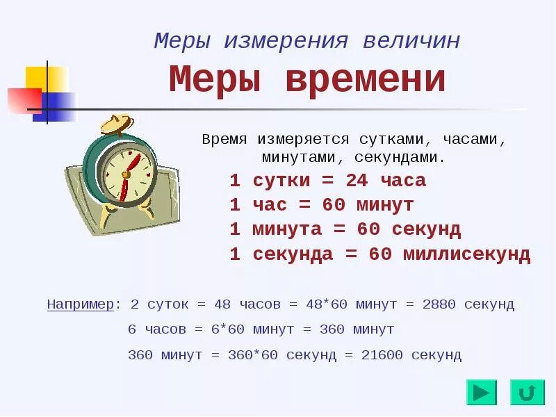 Минимальная величина времени