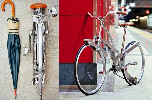 Необычные конструкции велосипедов. Конструкция велосипеда. Гаджеты для велосипеда. Складной итальянский велосипед.