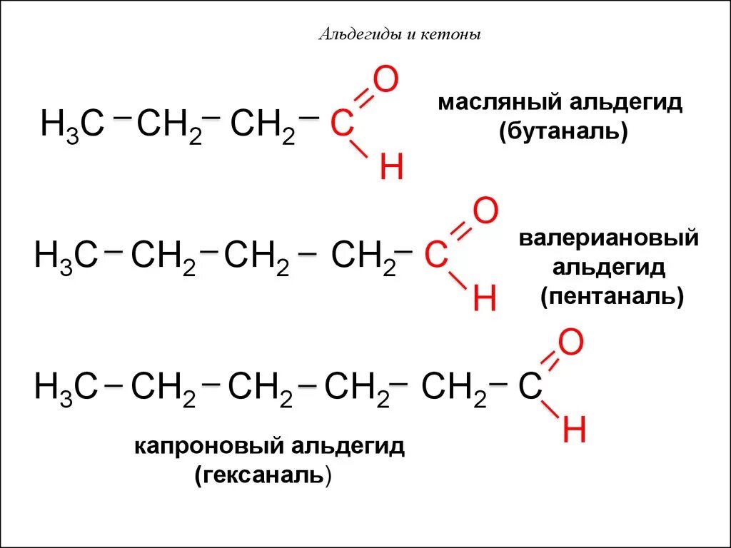 Бутаналь класс. Пентаноловый альдегид. Масляный альдегид. Н валериановый альдегид. Альдегиды структурная формула.