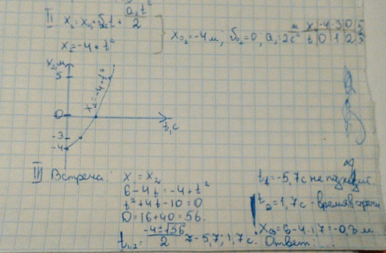 Х 5 2t 0.2 t уравнение движения. Х=4-2t. уравнение движения двух тел.