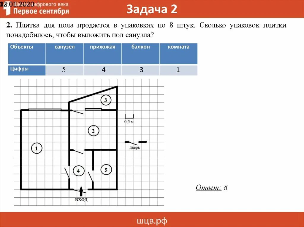 Плитка для пола продается в упаковках. Задача с плитками ОГЭ. Плитка для пола продается в упаковках по 8 штук. Сколько плиток понадобится чтобы выложить пол санузла. Сколько упаковок плитки необходимо 8