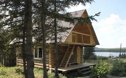 Домики на челябинских озерах на берегу
