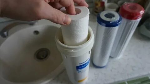 Замена фильтра на кухне