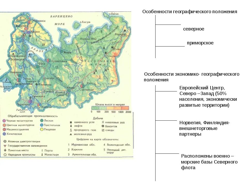 Природные особенности северо запада. Географическое положение европейского севера 9 класс география. Европейский Северо-Запад России карта 9 класс.