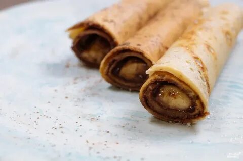 Блины трубочкой