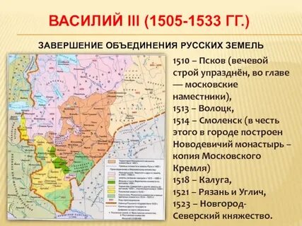 Территории присоединенные иваном 3