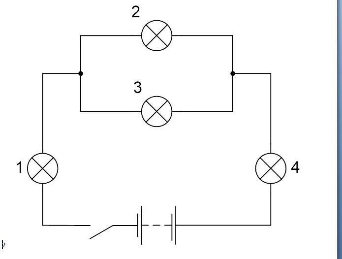 Параллельное соединение электрических ламп схема. Параллельное соединение 2 лампочек схема. Смешанное соединение электроламп схема. Схема соединения электрической цепи 3 лампочки и 2 выключателя. Простейшая электрическая цепь схема