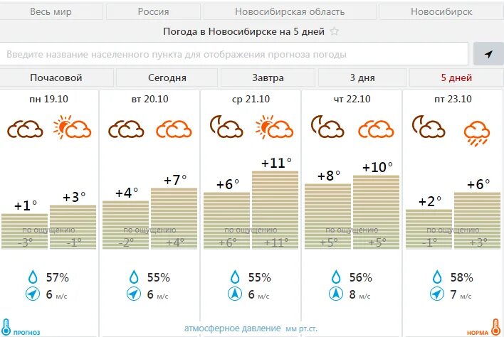 Погода нгс новосибирск на 10 дней точная