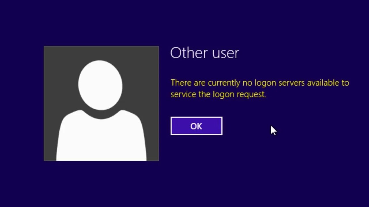 You can not be logged. There are currently no Logon Servers available to service the Logon request. Сервер отсутствует. There is currently. Your password is Incorrect. Please try again.
