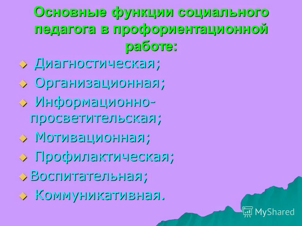 Принципы работы социального педагога в школе. Выступление учащихся с докладом. Кем не выступает социальный педагог. Функции социального педагога в профориентации. Выступление социального педагога.