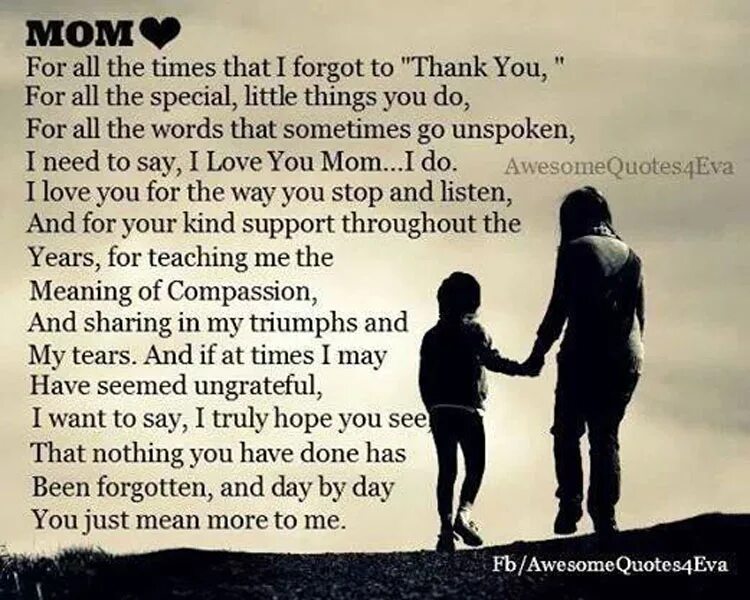 I just want to say
