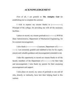 Phd thesis Acknowledgement Template Example Acknowledgement Dissertation Write M