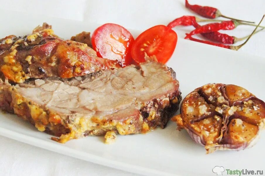 Мясо в горчице рецепт с фото Мясо с горчицей в духовке пошаговый рецепт с фото на Повар.ру