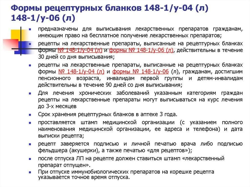 Виды бланков для выписывания лекарственных препаратов. Срок хранения рецептурных бланков 148-1/у-04 л в аптеке. Срок хранения рецептурного Бланка 148-1/у-88 в аптеке. 148-1/У-88 Рецептурный бланк срок хранения в аптеке.