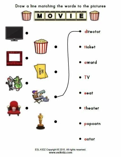 Movie worksheets