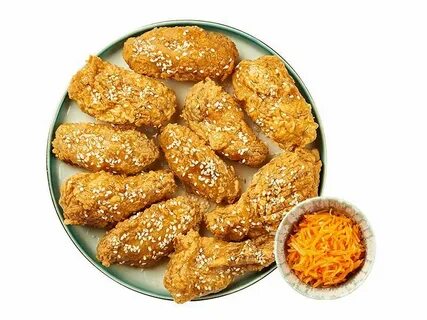 Крылья с кунжутом