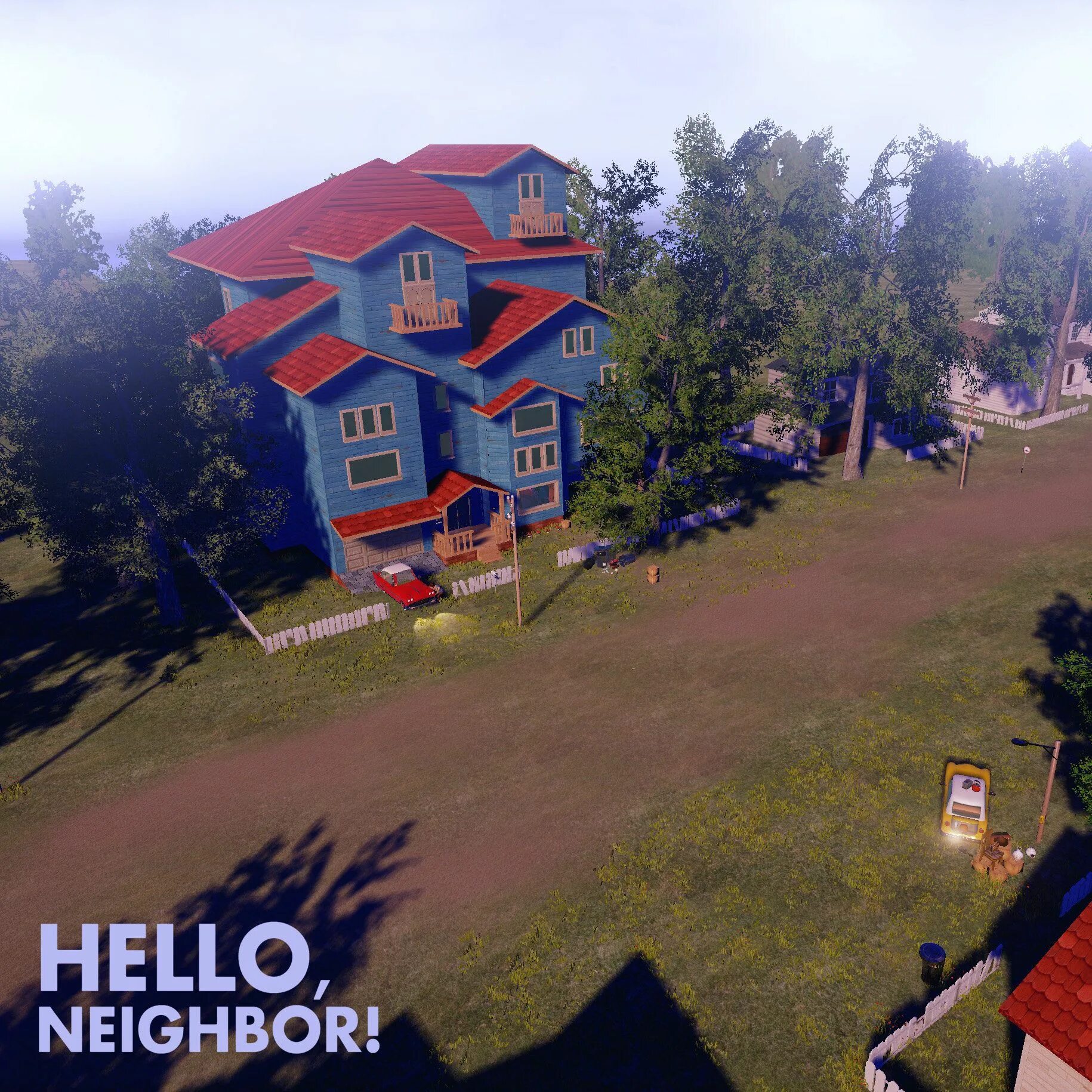 Привет сосед дом соседа Альфа 1. Hello Neighbor pre-Alpha дом. Дом в пре Альфа Хеллоу нейбор. Hello Neighbor 2 дом соседа.