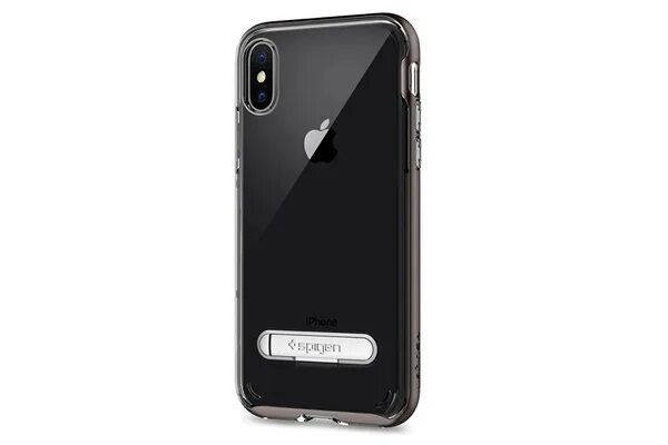 Spigen чехлы s24. Чехол Spigen iphone XS Max. Spigen iphone XS С подставкой. Iphone XS Max Spigen Crystal Hybrid с подставкой. Чехол Spigen iphone XS Max с подставкой.