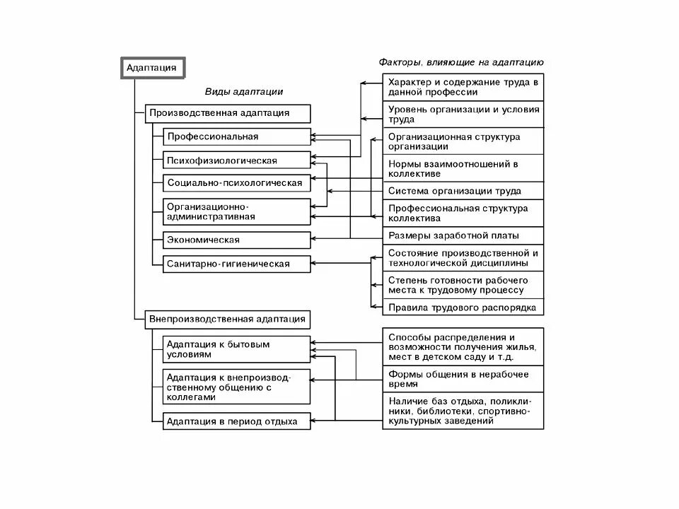 Методики изучения адаптации. Схема адаптации персонала предприятия. Формы адаптации персонала в организации. Виды адаптации персонала схема. Виды адаптации персонала в организации таблица.