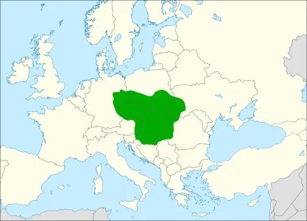 Великая моравия на карте