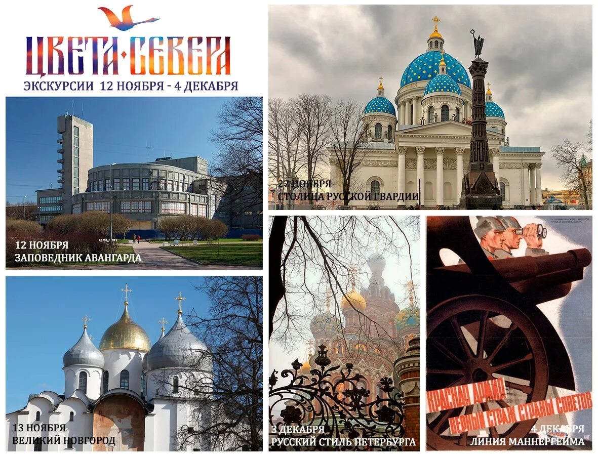 Цвета севера расписание экскурсий