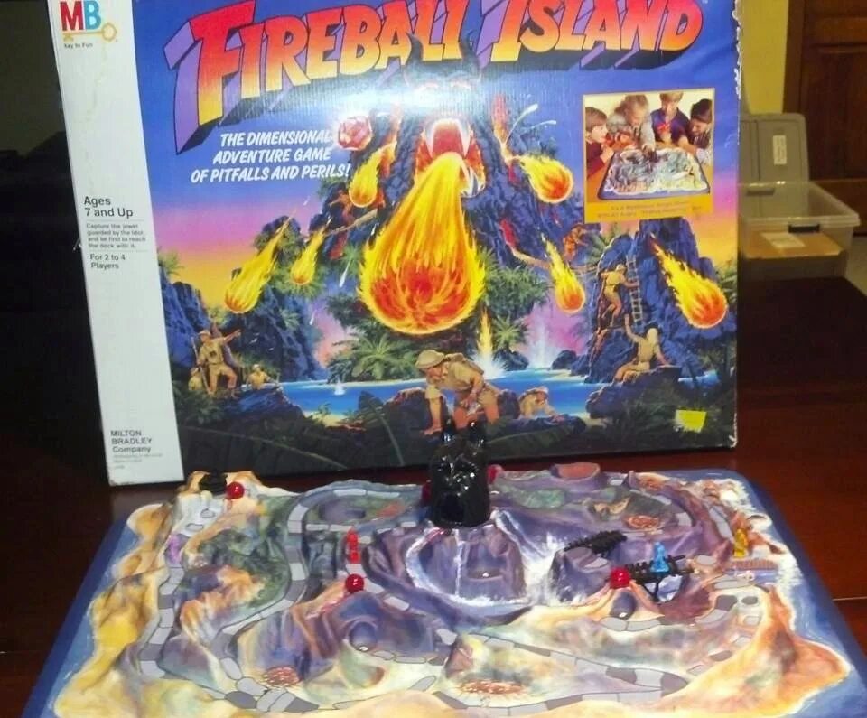 Игра firуbфllisland. Настольная игра фабрика игр Fireball Island. Fireball Island 1986.