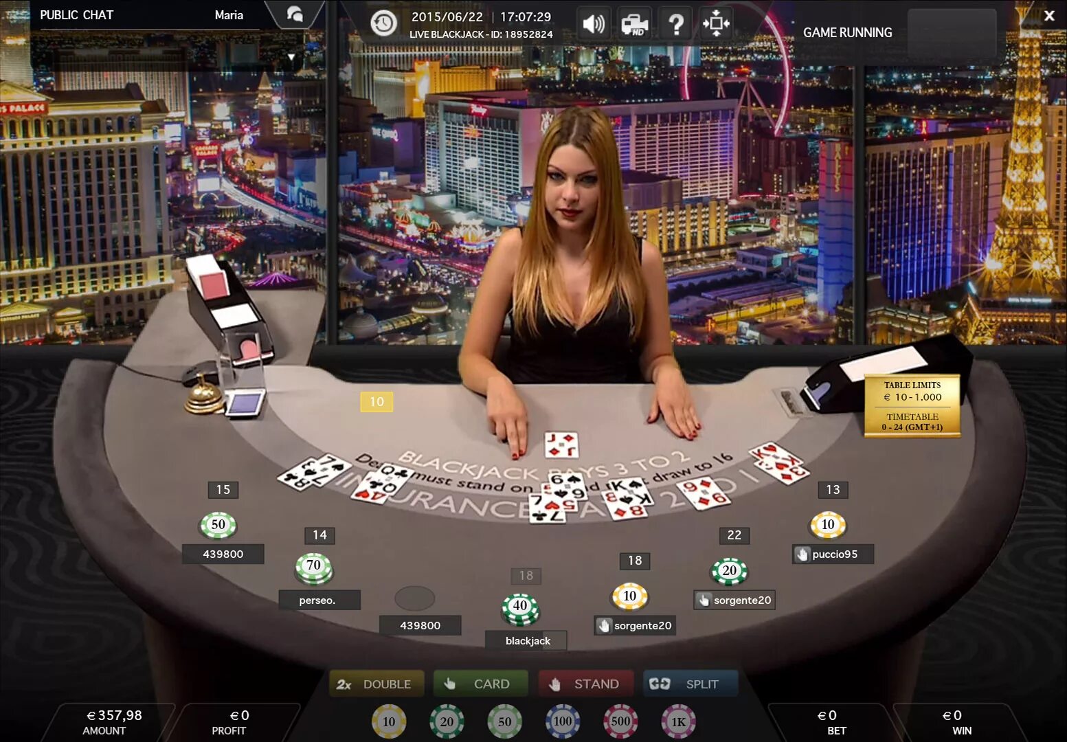 Live casino russia