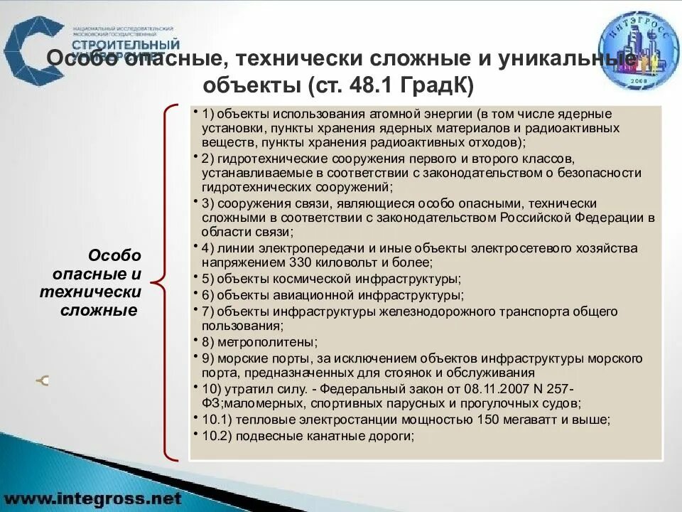 Работы на особо опасных объектах. Особо опасные технически сложные и уникальные объекты. технически сложные объекты. технически сложные объекты строительства. сложные технические предметы.