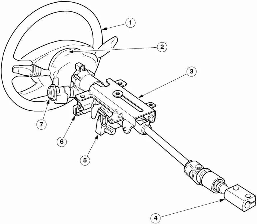 Рулевая колонка 4z529b. Схема рулевой колонки Форд фокус 1. Рулевая колонка Форд фокус 1. Схема рулевого управления Форд Фьюжн.