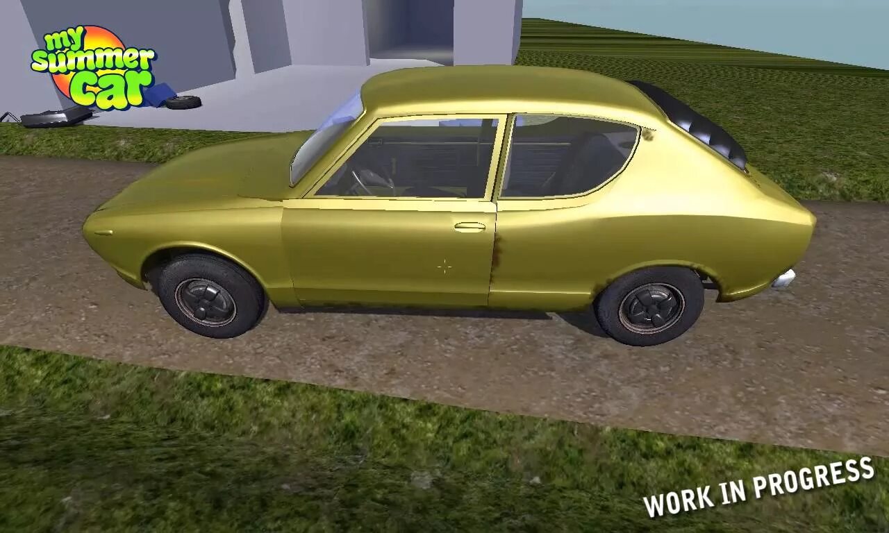 Май сен кар. Симулятор саммер кар. My Summer car кузов Сатсума. Май саммер кар зеленая машина. Зеленый Фиат май саммер.