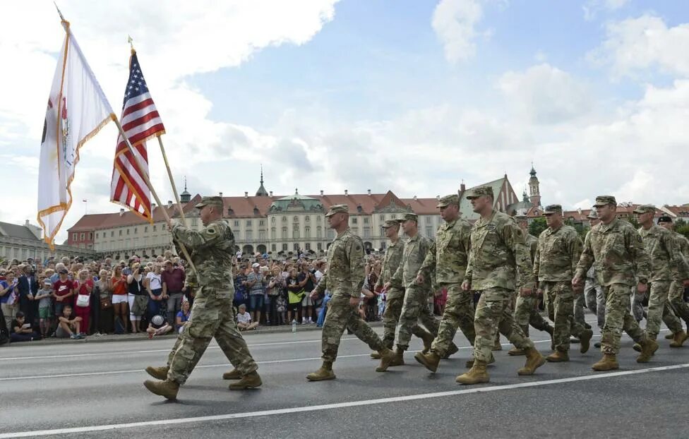Польша войска сша. Американские войска в польше.