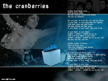 Zombie cranberries lyrics
