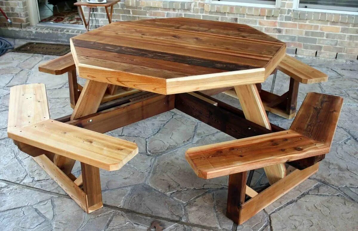 Уличный стол своими руками из дерева. Деревянная Садовая мебель. Стол со скамейками для дачи. Деревянный стол со скамейками. Садовый столик из дерева.