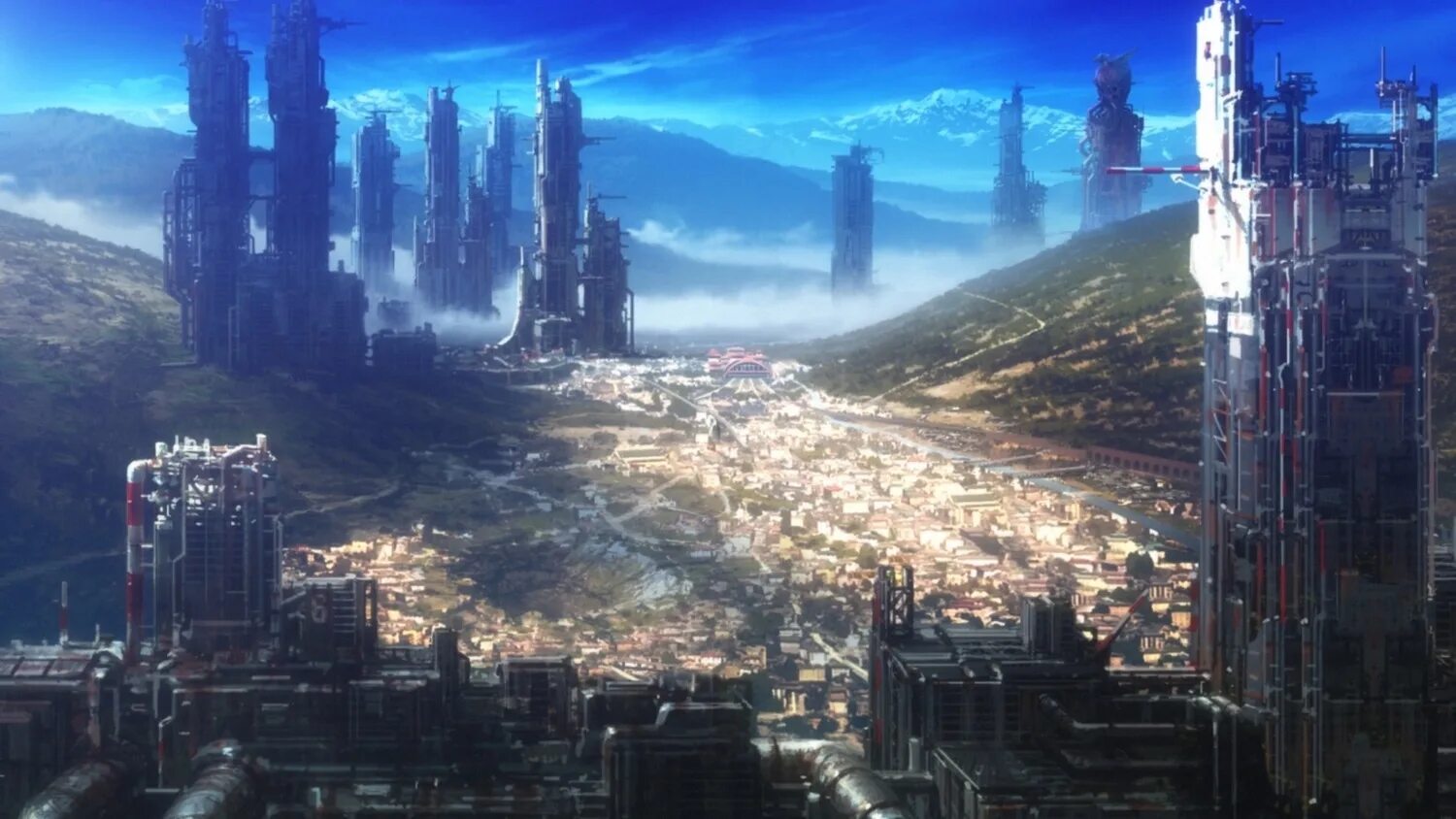 Психопаспорт оп\. Psycho pass город. Обои форт псих. Психо город. Сквозь снег аниме.