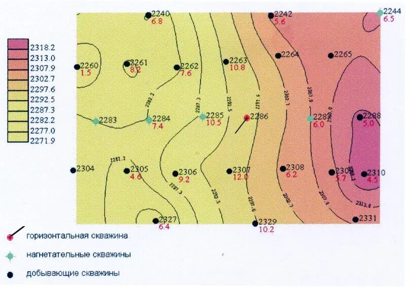 структурная карты выноаяхинского месторождения. фациальная карта. карта эффективных толщин. карта глубин артезианских скважин в московской. карта глубин залегания водоносных слоев ростовская область.