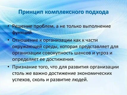 Какой подход реализует на практике идею целостности