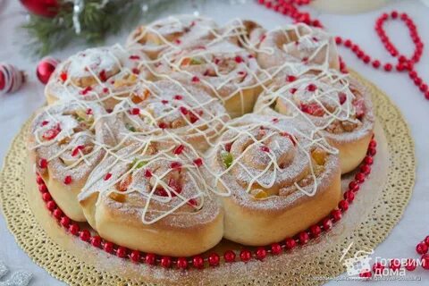 Булочка с марципаном рецепт