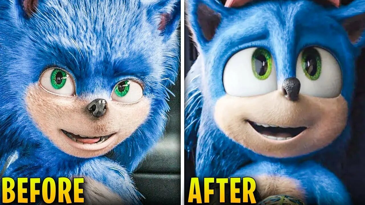 Sonic before. Sonic before after.