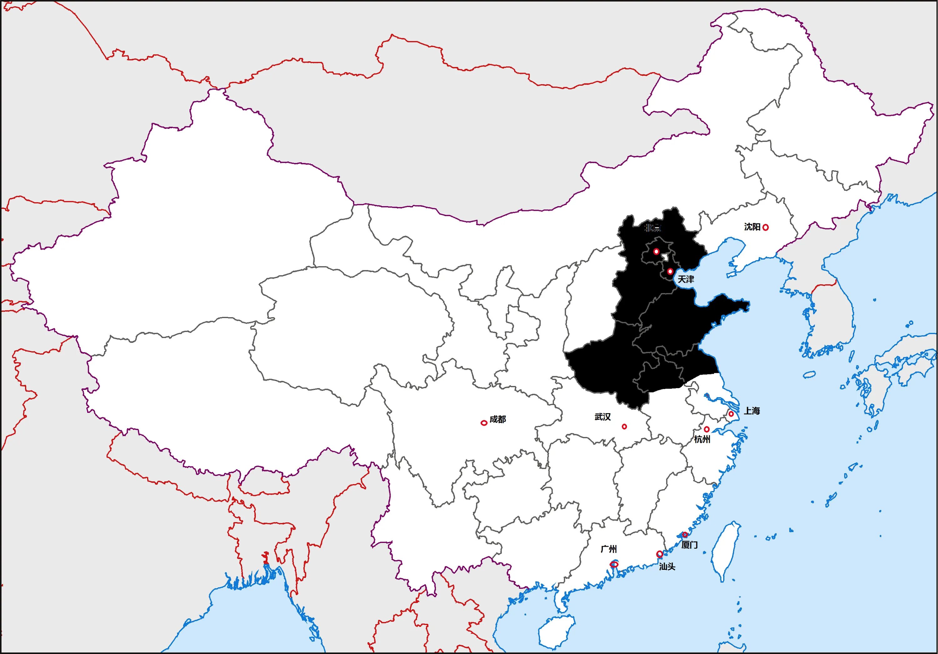 Where is north