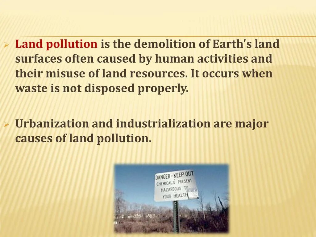 Land pollution. Land pollution презентация. What causes Land pollution. Environmental pollution текст.