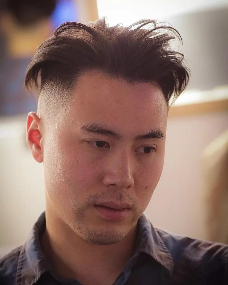 übergang kurze lange haare männer Asiatische männerfrisuren, Lange haare männer,