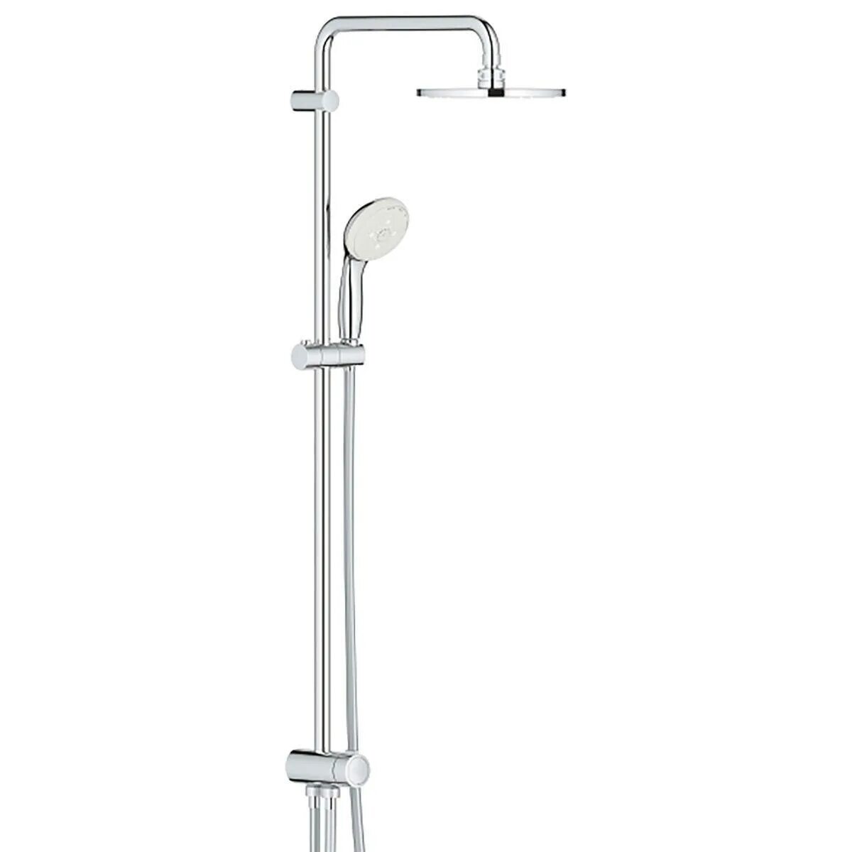 Система grohe new. Душевая система grohe tempesta 200 26453001. grohe tempesta system 26453001. душевая стойка grohe tempesta. grohe tempesta cosmopolitan 200 26453001.
