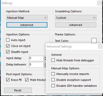 E setting