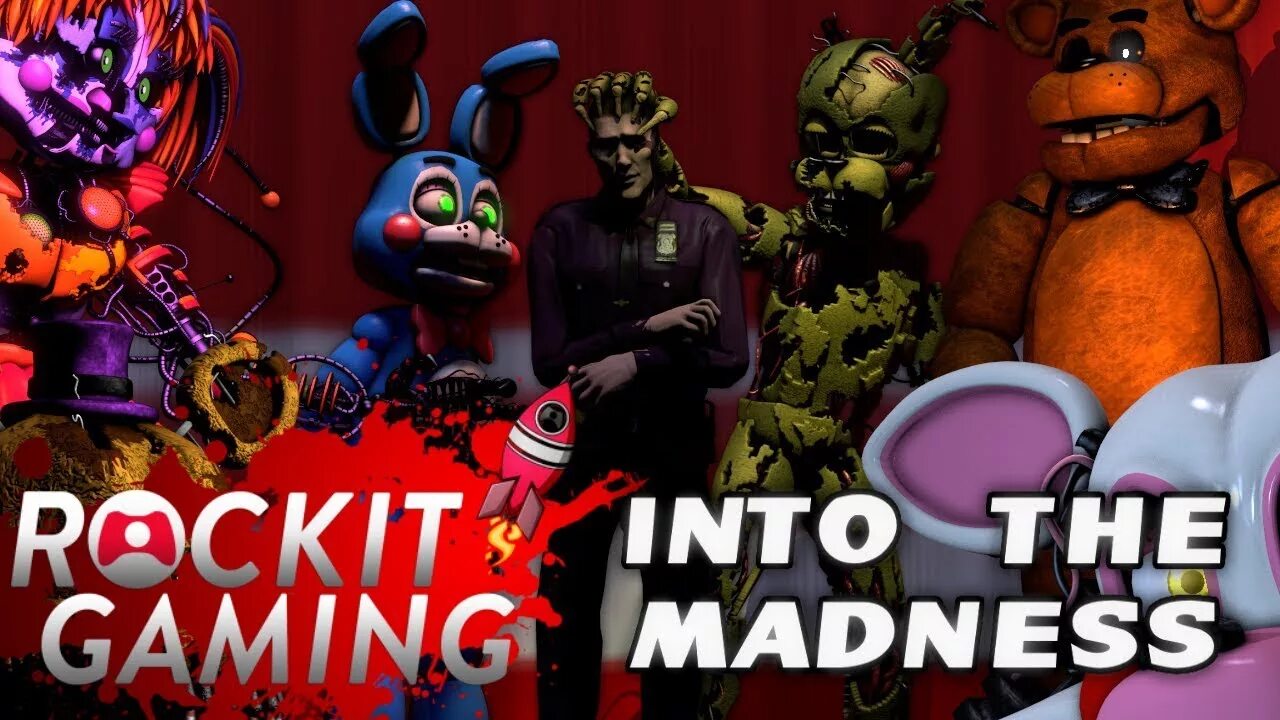 Песни fnaf 7. ФНАФ безумие. ФНАФ into Madness. FNAF into Madness. ФНАФ 7.