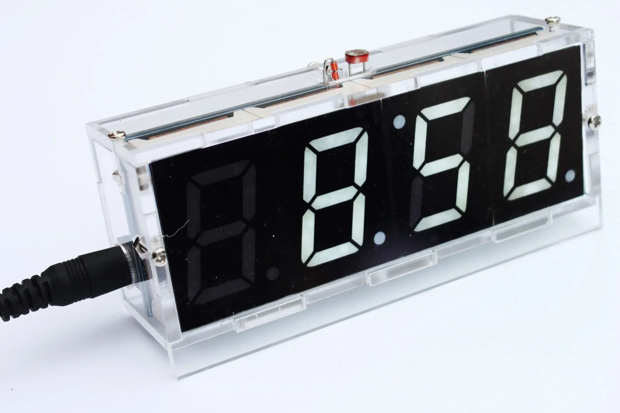 Часы DIY Kit электронные. Led Digital Clock ZX-13m. Цифровой термометр с 4-х значным дисплеем. Электронные часы led Glock 3819.