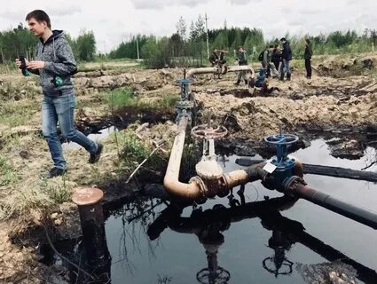 нефть на участке