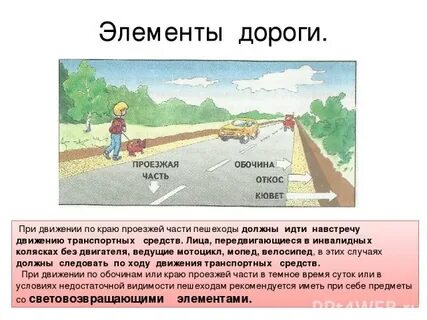 5 элементов дороги