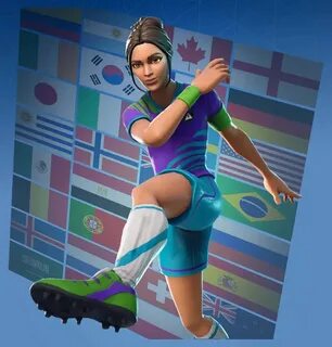 Download Show off your athleticism with the Fortnite Soccer Skin Wallpaper ...