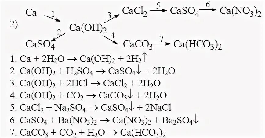 Ca cao caso4 составьте уравнения реакций. Щелочноземельные металлы Цепочки превращений. Цепочка реакций с кальцием. Химия цепочка реакции CA. Цепочки реакций с щелочными металлами.